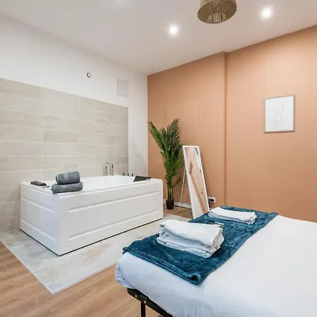 Cocon Avec Jacuzzi - Centre Lägenhet Bordeaux